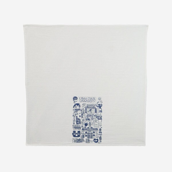 Julia Gash Tea Towel Cotton Utah State